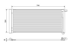 VALEO 822652 Condensator, climatizare foto