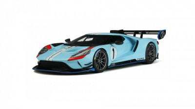 Macheta auto Ford GT Mk.2 #1 2021 albastru, 1:18 GT Spirit foto