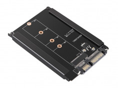 Adaptor SSD M.2 (NGFF) la S-ATA3 2.5&amp;amp;quot;, Convertor SATA3 la M.2 B-KEY Conector foto