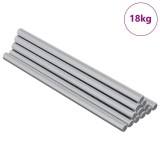 vidaXL Barele cu filet 900 pcs Argintiu Metal 864447