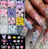 Figurine 3D volumetrice pentru manichiură, set D3