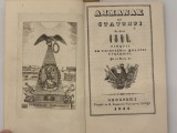 Almanah al statului pe anul 1844 Bucuresti carte veche rara