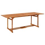 Cumpara ieftin Masa de gradina, 220x90x75 cm, lemn masiv de acacia