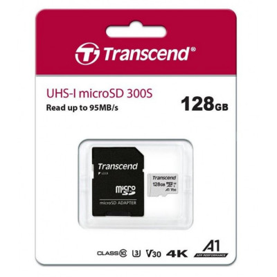 Card de memorie Transcend USD300S, 128 GB, MicroSD, Clasa 10, UHS-I U3 foto