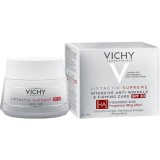 Crema de fata antirid cu acid hialuronic Vichy Liftactiv Supreme SPF 30, pentru toate tipurile de ten, 50 ml