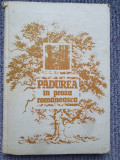 Padurea in proza romaneasca de Valeriu Dinu, 1989, 200 pag, cartonata