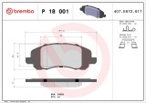 BREMBO P 18 001 PRIME LINE set placute frana,frana disc