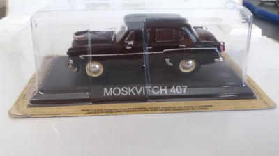 Macheta MOSKVITCH 407 1957 - DeAgostini Masini de Legenda, 1/43, noua. foto