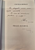 Proza scurta Cecilia Roman cu autograf