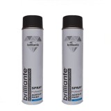 Set 2 x Vopsea Spray Acrilica Brilliante Negru Mat RAL 9005, 600ml/buc