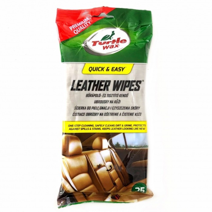 Turtle Wax Servetele Umede Piele Leather Wipes 25 Buc TW FG0014 Turtle Wax Servetele Umede Piele Leather Wipes 25 Buc TW FG0014