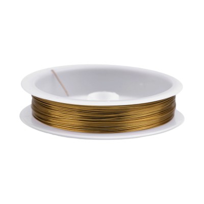 Sarma pentru decoratiuni Crisalida, diametru 0,4 mm, lungime 10 m, Auriu foto