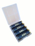 Set 4 acumulatori Profesionali AA, HR6, 2800 mAh, Ni-Mh, 1.2V, preincarcati, EBL