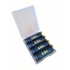 Set 4 acumulatori Profesionali AA, HR6, 2800 mAh, Ni-Mh, 1.2V, preincarcati, EBL