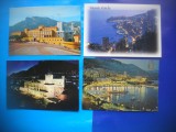 HOPCT LOT NR 514 PRINCIPATUL MONACO-MONTE CARLO -4 CARTI POSTALE-NECIRCULATE, Circulata, Printata