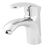 Cumpara ieftin Baterie Lavoar Cooke&amp;Lewis Darica, Monocomanda, Cartus Ceramic 35mm, Argintiu, Economie Apa, Montaj Chiuveta