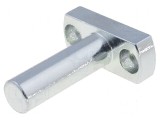 Bază pentru montaj ştift D: 15mm W: 20mm H: 47,5mm din oţel zinc
