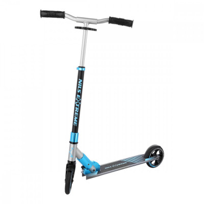 Trotineta Nils Extreme HD145 145 mm, Grafit/Albastru FitLine Training foto