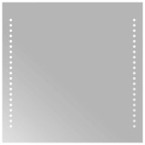 Oglinda de baie cu LED, 40x40 cm