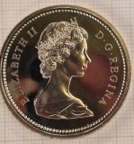 Canada 1 Dollar 1975, Argint ,comemorativa, KM#97,Calgary ,Elizabeth II, America de Nord