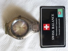 Ceas de m&acirc;nă bărbătesc Fahrenheit Swiss Balance (blue)