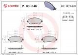 Set placute frana fata BREMBO P83046