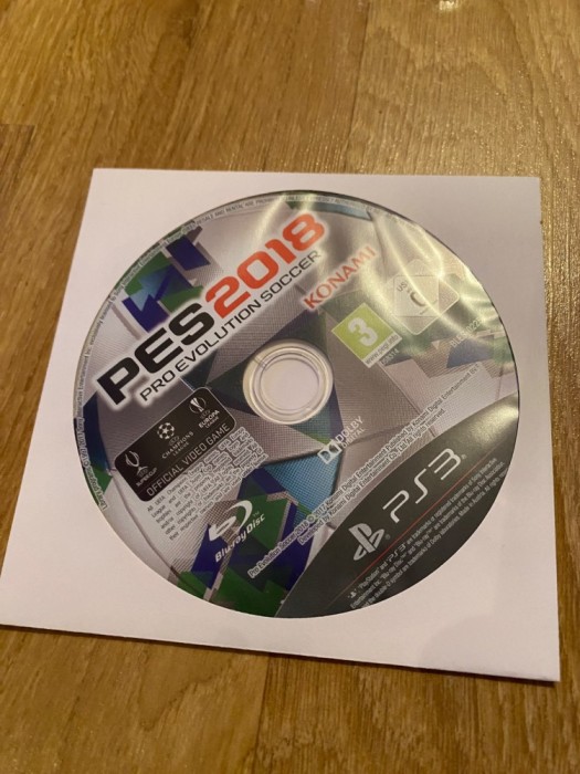 PES 2018 JOC PS3