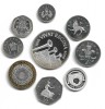 Marea Britanie-2006 SET 9 MONEDE ARGINT PROOF-80a Aniversare Regina Elisabeta II, Europa