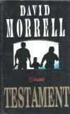 Testament David Morrell carte romana beletristica politica editura Olimp an 1994 stare buna
