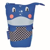 Cumpara ieftin PENAR VERTICAL TIP ETUI, 2 IN 1, MOTIV WHALE HERLITZ