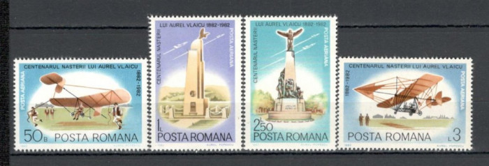 Romania.1982 Posta aeriana-100 ani nastere A.Vlaicu YR.739