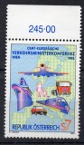 AUSTRIA 1995, Transporturi, Aviatie, Locomotiva, Vapor, serie neuzata, MNH, Nestampilat