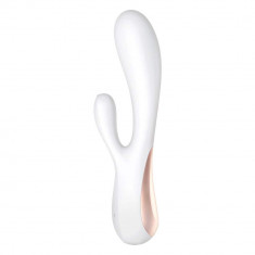 Vibrator Rabbit Mono Flex, Alb, 20 cm foto