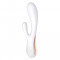 Vibrator Rabbit Mono Flex, Alb, 20 cm