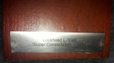 MACHETA AVION cu elice Lockheed l-1049 super constellation-1950,argintat,Veche, XXL
