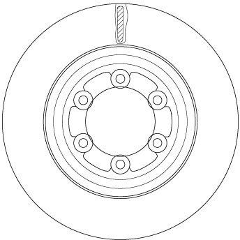 TRW DF6736S Disc frana foto