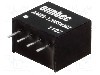 Convertor de tensiune, DC-DC, intrare 10,8...13,2V DC, iesire 5V DC, putere 2W, AIMTEC - AM2S-1205SH30Z