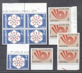 Andorra SP 1973 Europa CEPT x 5 MNH AC.322, Nestampilat