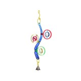 JUCARIE PENTRU PASARI EXOTICE FLAMINGO OGLINZI CU CLOPOTEL 5x15CM