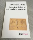 Carte L'existentialism est un humanisme Jean-Paul Sartre Gallimard 2008 Franceza Brosata 110 pagini