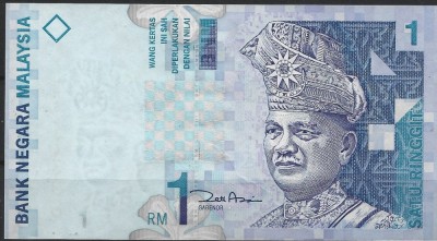 !!! F. RARR : RADAR : MALAEZIA - 1 RINGGIT (1998) - P 39 - UNC / CEA DIN SCAN / RADAR 6934396 foto