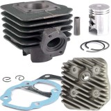 Cumpara ieftin Set Motor Scuter Honda Dio 50 49cc 2T + Chiuloasa, Racire Aer - Cilindru, Piston, Segmenti, Bolt, Garnituri - Compatibil Honda, Kymco, SYM