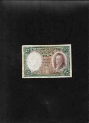 Spania 25 pesetas 1931 seria7249109 foto