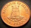 Moneda 1 PENNY - JERSEY, anul 2002 * cod 3470, Europa