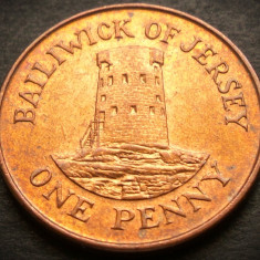 Moneda 1 PENNY - JERSEY, anul 2002 * cod 3470