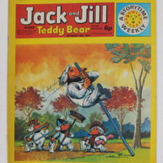 JACK AND JILL AND TEDDY BEAR , REVISTA CU BENZI DESENATE PENTRU COPII , 19 OCT. , 1974