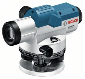 Bosch GOL 20 G Nivela optica, factor marire 20x, precizie 3mm/30m - 3165140603294 foto
