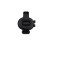 Dispenser tip bratara pentru gel dezinfectant Beldray, lungime 22 cm, negru
