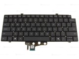Tastatura Laptop, Dell, Pro Max 14 MC14250, P196G, P196G001, RW20C, 0RW20C, iluminata, gri inchis, layout US