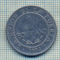12239 MONEDA -BOLIVIA -1 BOLIVIANO - ANUL 2004 -STAREA CARE SE VEDE